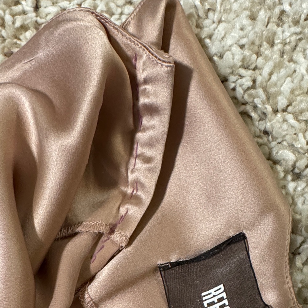 Reformation Shiny Pink Jordyn Slip Dress - Picture 13 of 15